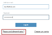 password dimenticata